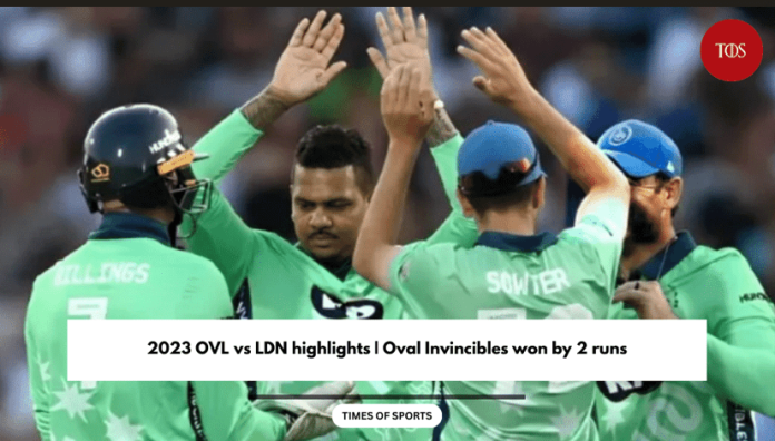 Ovl Vs Ldn Highlights Oval Invincibles Won By Runs