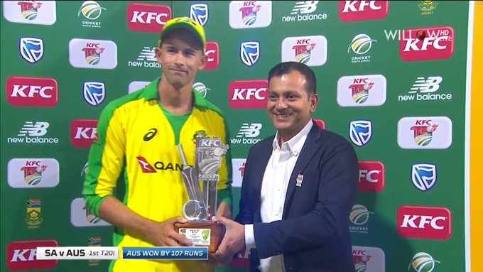 Agar received player of the match