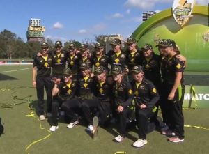 Australia women’s Tri-series Finals:Australia vs India hosts took the Trophy home