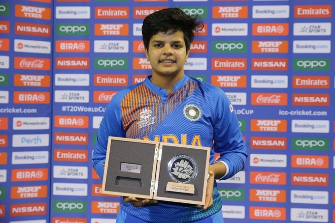 Shafali Verma player of the match