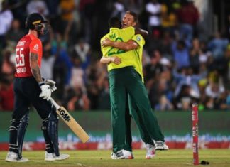 South Africa win 1st T20I