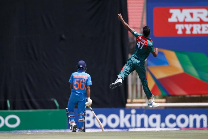 U19 worldcup 2020 India vs Bangladesh India struggle to score