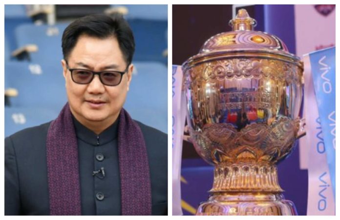 Indian Sports Minister Kiren Rijiju regards IPL 2020