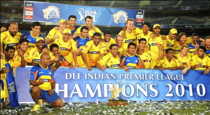 CSK beat Mumbai Indians to lift maiden IPL trophy in 2010(Image: IPL)
