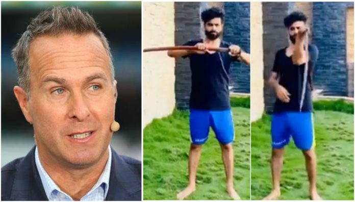 Michael Vaughan hilariously trolls Ravindra Jadeja