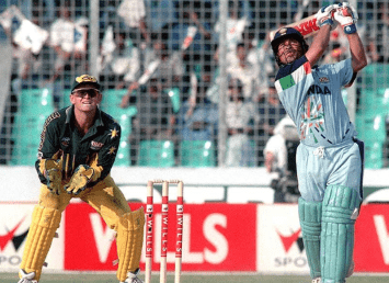 Sachin Scored 143 v Australia at Sharjah in 1998(Image: ICC)