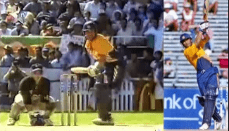 Sachin Tendulkar scored 82 v New Zealand, Auckland, 1994