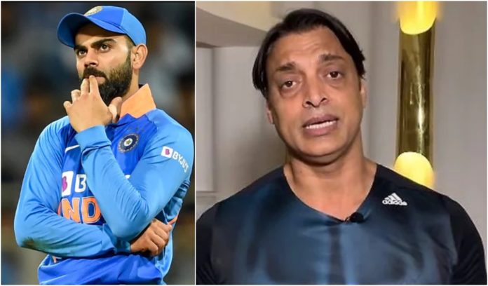 Virat Kohli and Shoaib Akhtar