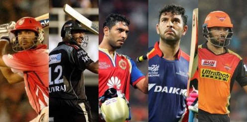 Yuvi played for six different teams in IPL 