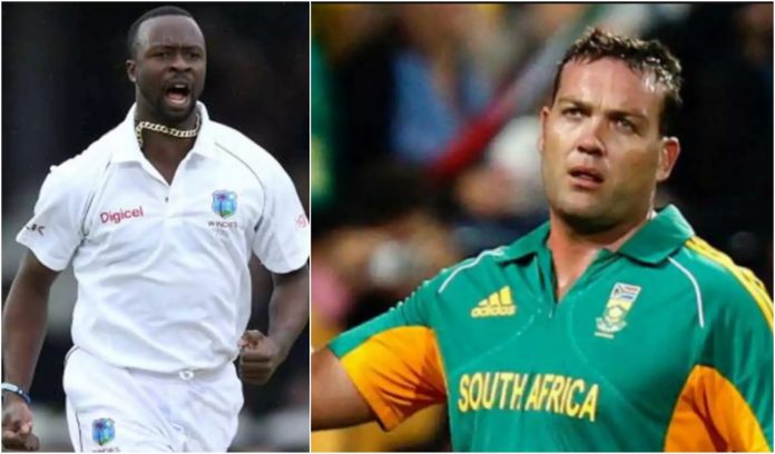 Kemar Roach and Jacques Kallis