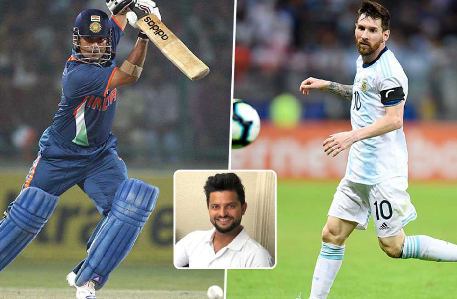 Suresh Raina draws out similarities between Lionel Messi and Sachin Tendulkar