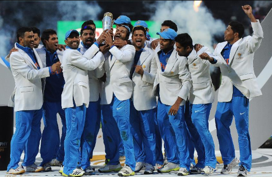 2013 ICC Champions Trophy winning moment