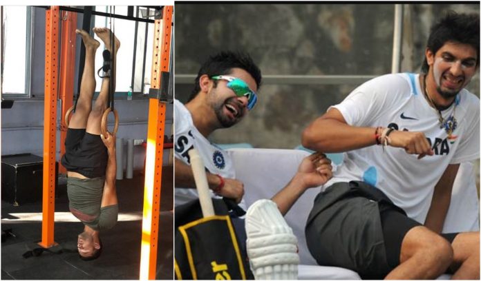 Kohli trolls Mayank Agarwal's Upside-Down Training