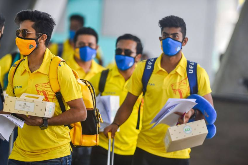 positive results came after CSK players, squad members and support staff underwent coronavirus tests on Thursday.