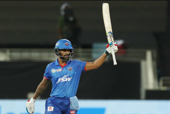 Shikhar Dhawan scored 106* from 61 deliveries