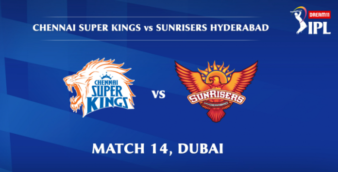 IPL 2020 CSK vs SRH