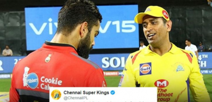 CSK strike back RCB with a creepy reply