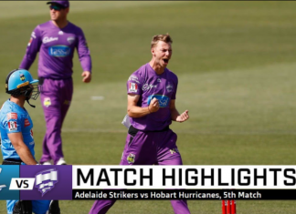 Adelaide Strikers vs Hobart Hurricanes Highlights