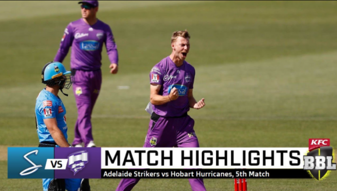 Adelaide Strikers vs Hobart Hurricanes Highlights