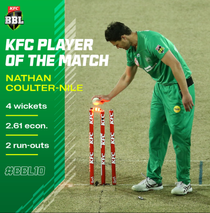 Nathan Coulter Nile - Man of the Match