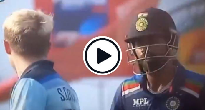 Hardik Pandya and Sam Curran gets in heated arguments