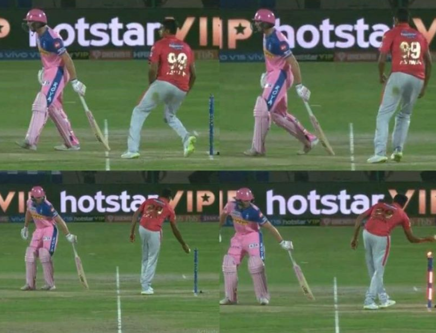 Ashwin dismissed Jos Buttler in a run out popularly called ‘Mankading’