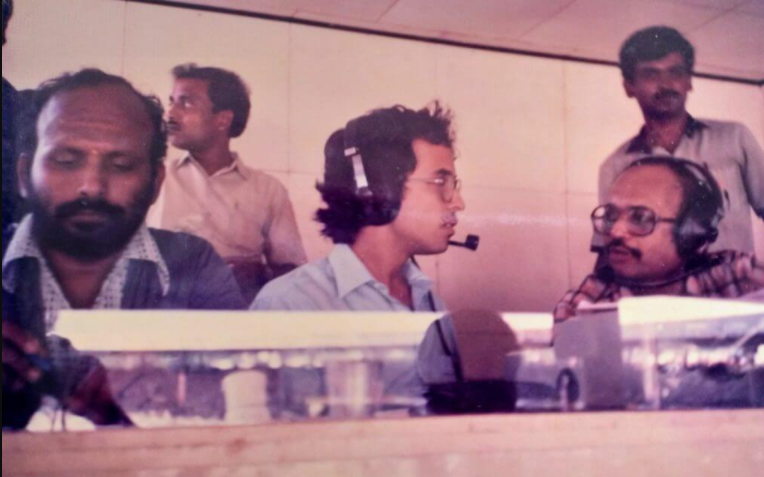 Harsha Bhogle - During his early days as Commentator