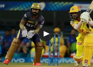 CSK bags the the third victory by beating KKR by 18 runs