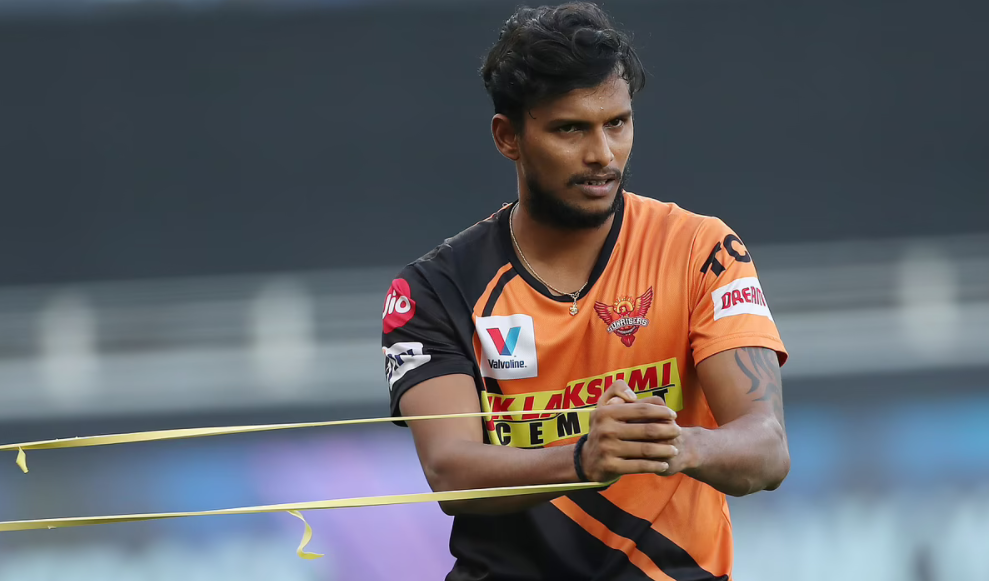 SRH Pacer T Natarajan has been ruled out of IPL 2021