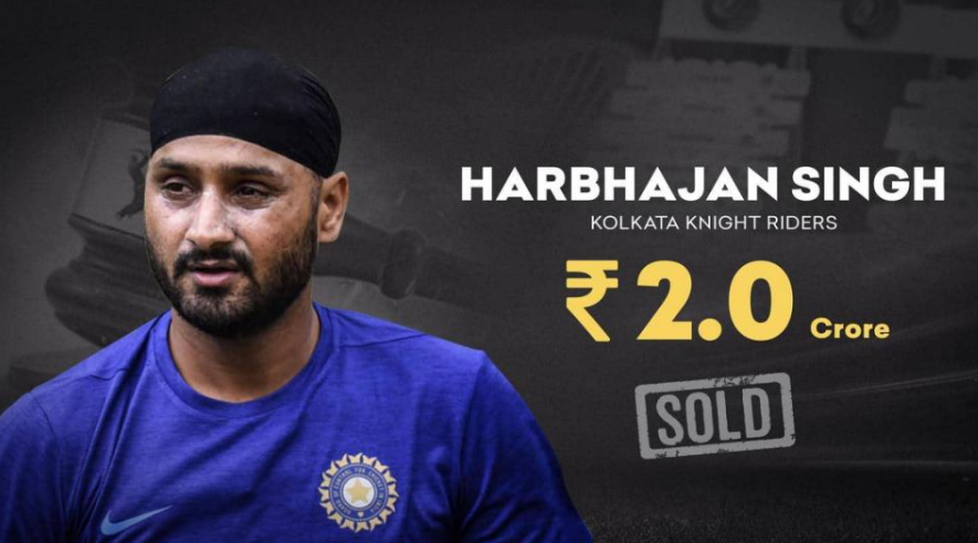 Harbhajan Singh roped by KKR in IPL 2021 Auction