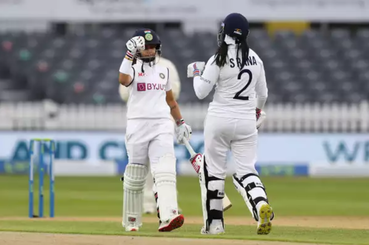 Sneh Rana and Taniya Bhatia made a 81 run-stand in the final day of the ENG vs IND Test 