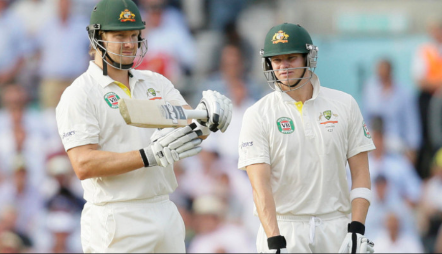 Shane Watson appealing for Player's review 