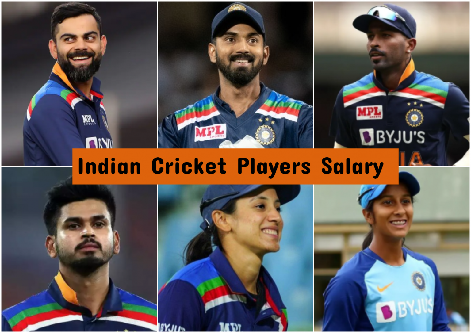 Indian Cricket Players Salary - Full List Updated With All-Inclusive