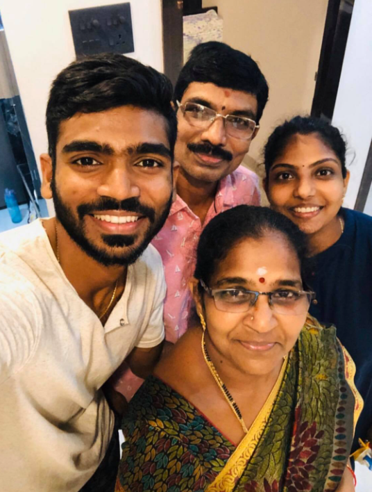 KS Bharat with his family