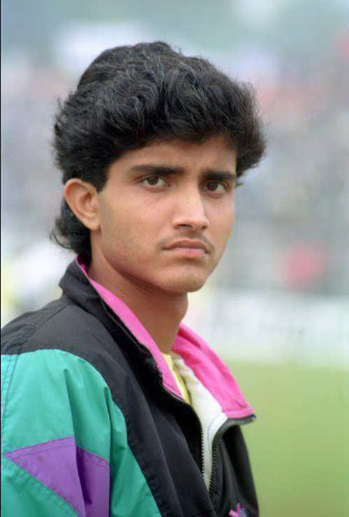 Young Sourav Ganguly 