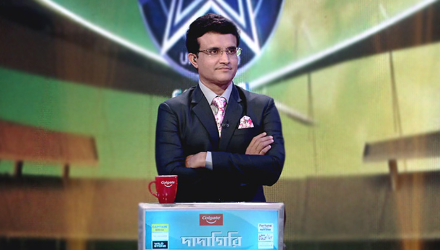 Sourav Ganguly hosts dadagiri TV show