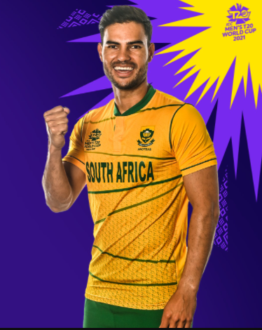 South Africa T20 WC 2021 yellow jersey