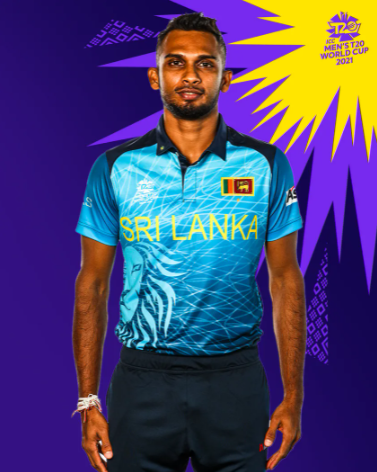 Sri Lanka T20 WC 2021 blue jersey 