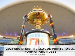 Abu Dhabi T10 League Points Table 2021