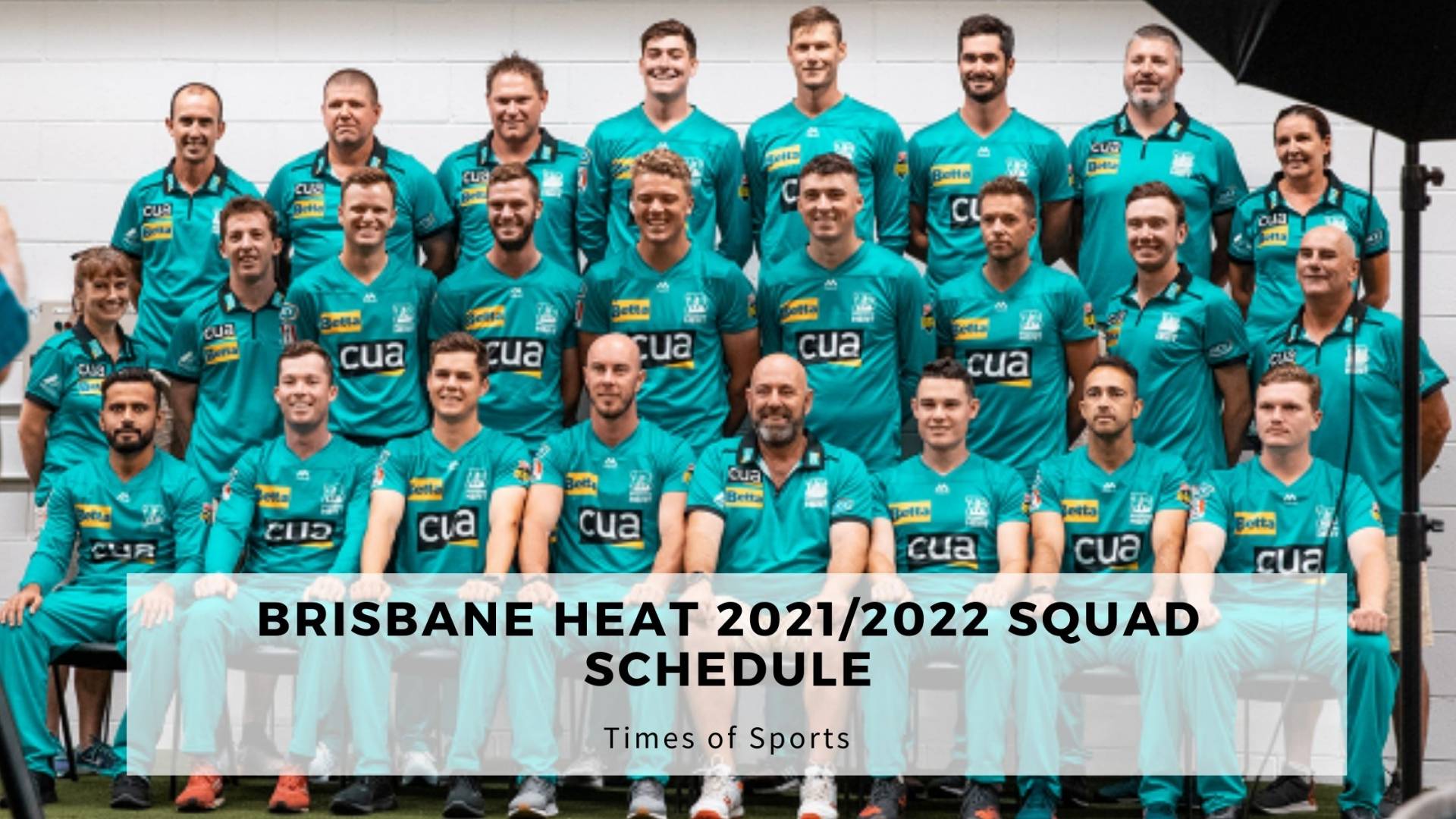 BBL Brisbane Heat 2021/2022 Squad Schedule Live Updates