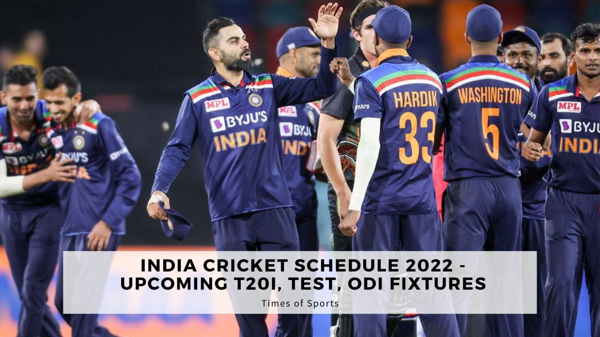 India Cricket Schedule 2023 Next T20I, Test, ODI Fixtures