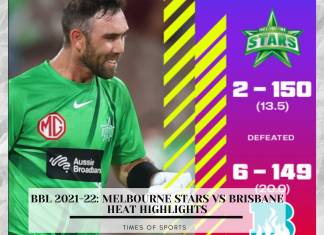 BBL 2021-22 Melbourne Stars vs Brisbane Heat Highlights