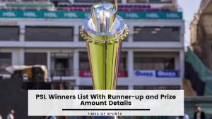 PSL Winners List With Runner-up and Prize Amount Details