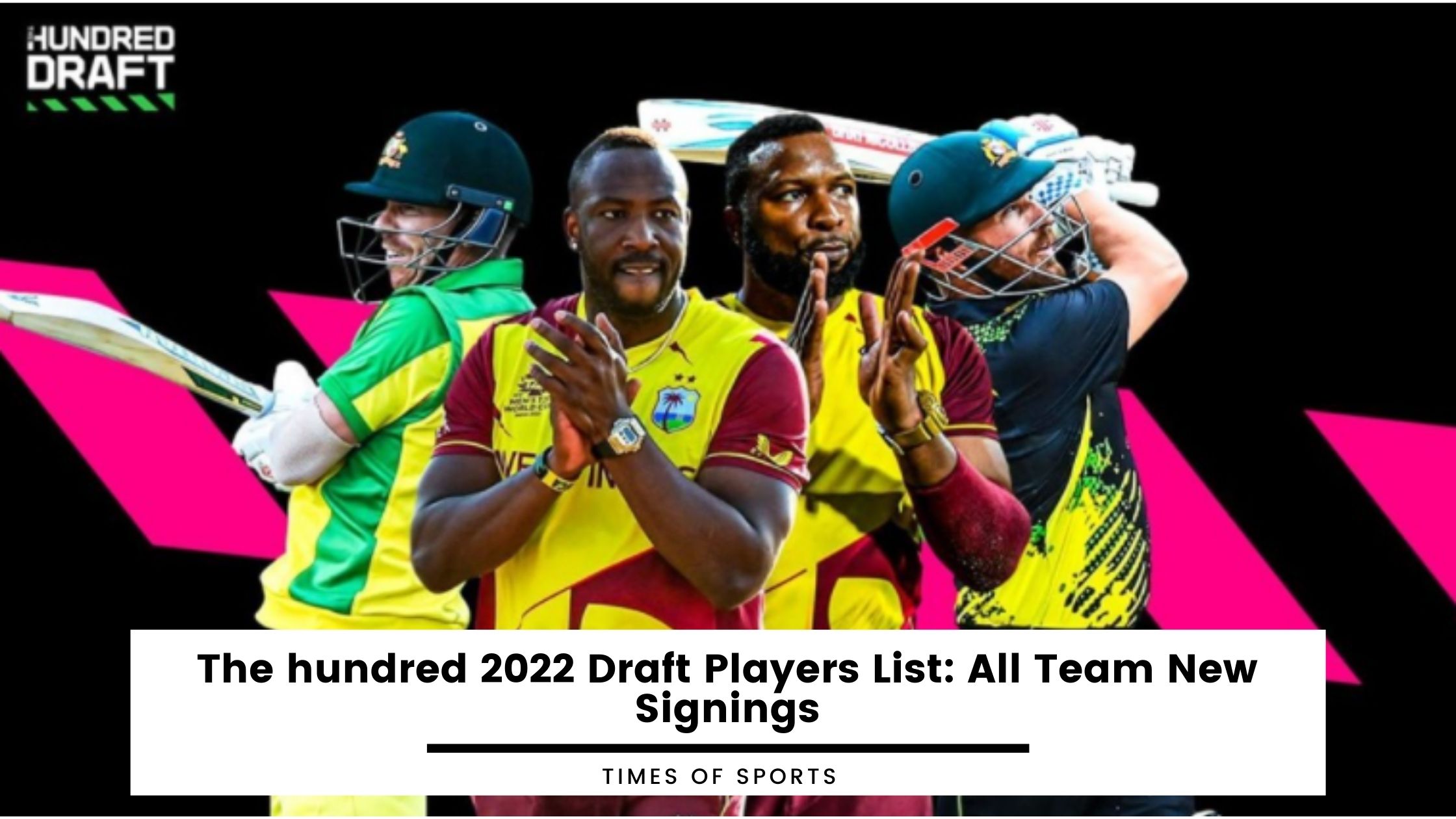 The Hundred 2022 Draft Players List All Team New Signings 3642