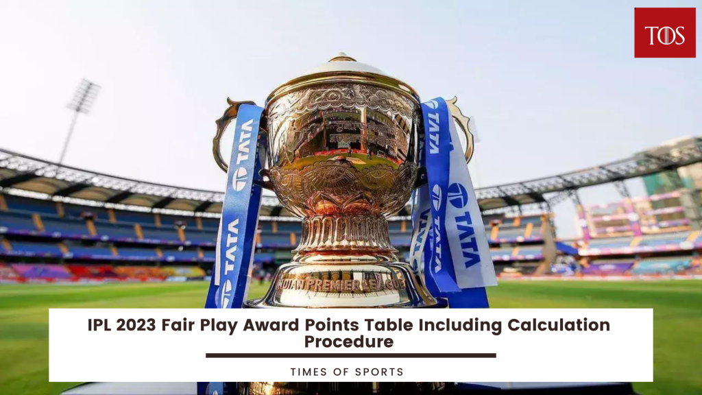 IPL Fair Play Award 2024 Points Table with Calculation Rules