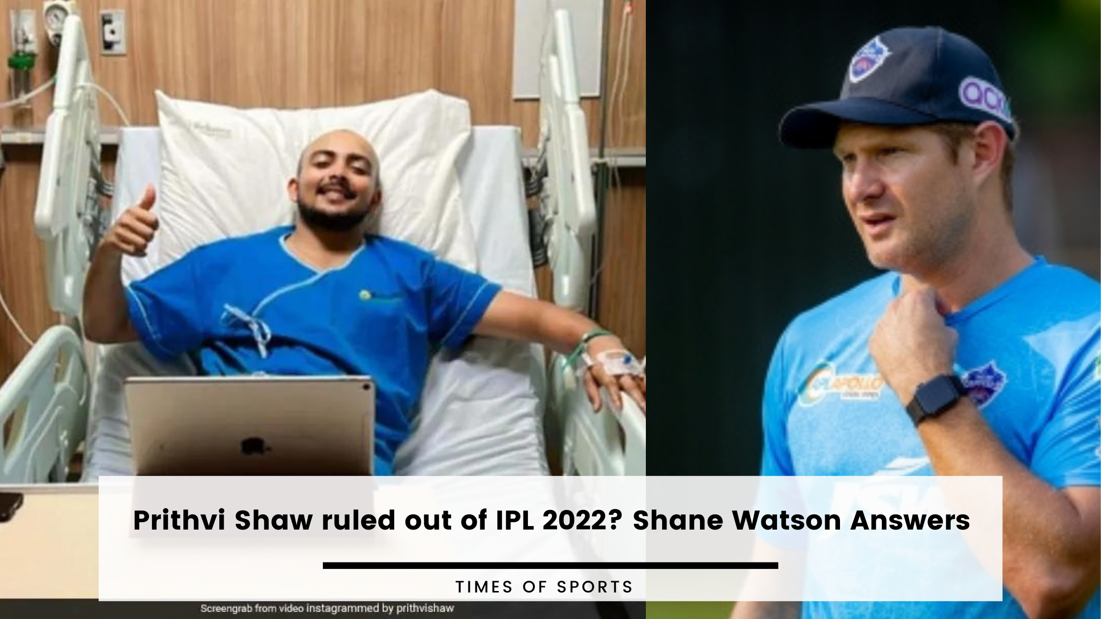 IPL 2022: Prithvi Shaw hospitalised due to fever