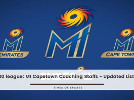 MI Capetown Coaching Staffs