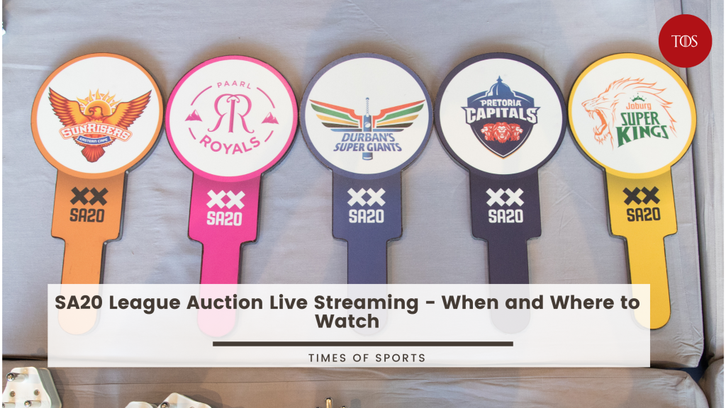SA20 League Auction Live Streaming When and Where to Watch