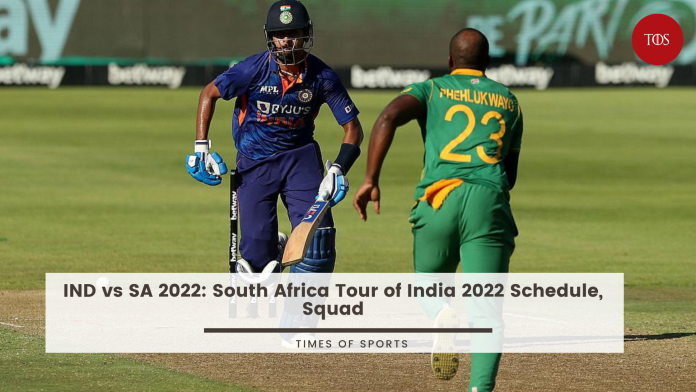 south africa tour of india 2022 squad list