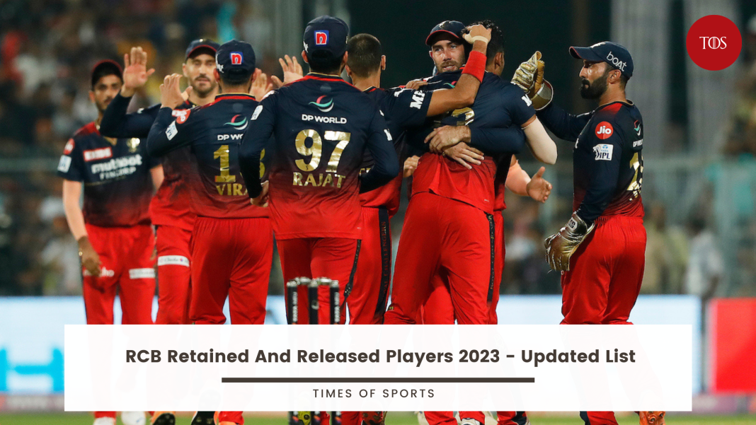 RCB Retained And Released Players 2023 - Updated List